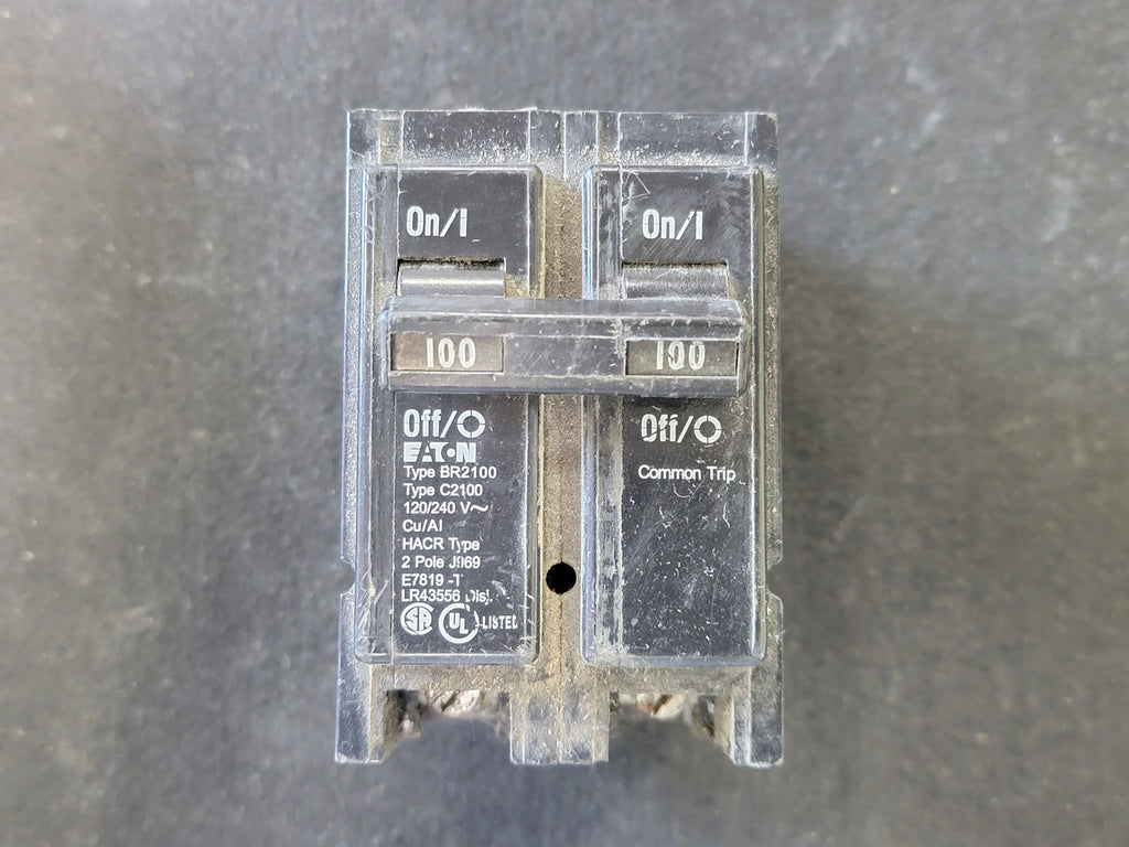EATON 100 Amp 2 Pole 120/240 volts Circuit Breaker BR2100