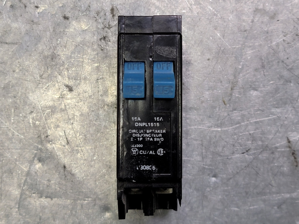 CUTLER-HAMMER 15 Amp 2 Pole Circuit Breaker DNPL1515