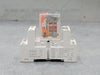 ABB 12 Amp Pluggable Interface Relay CR-M024AC2L w/ Relay Socket 1SVR405651R2000
