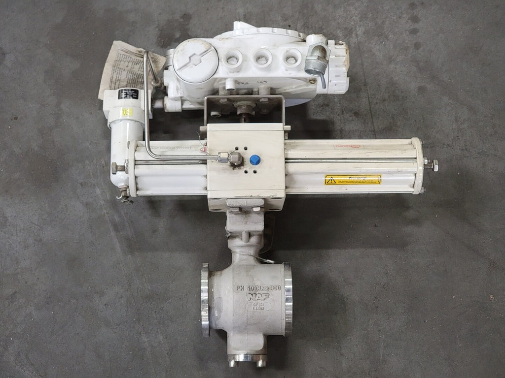 LOGIX Digital Valve Positioner Series 3200MD, w/ NAF Trunnball DL Ball Valve