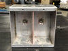 IBERVILLE 4x4" High Voltage Duel Ganged Masonry Box