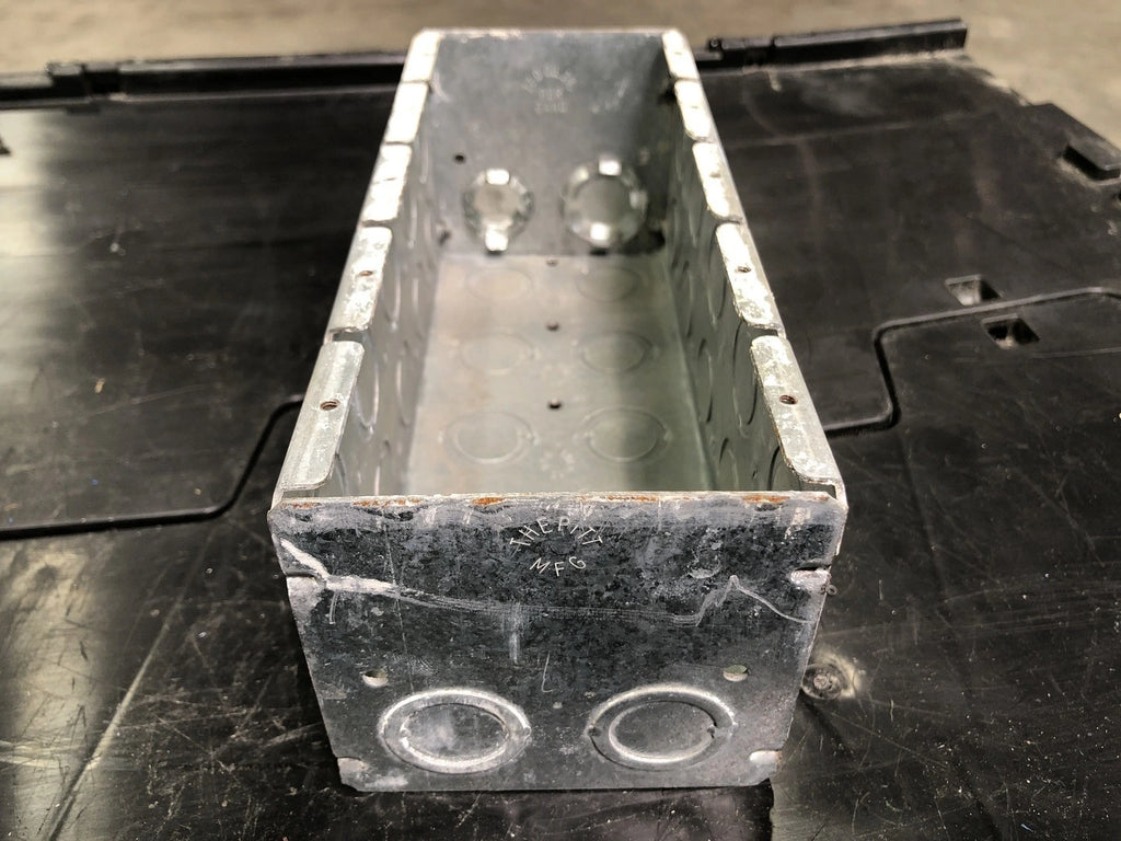 THEPITT 9x4" High Voltage Pre-Ganged Masonry Box