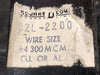 SQUARE D 200 Amp 2 Pole Circuit Breaker C2L-2200 