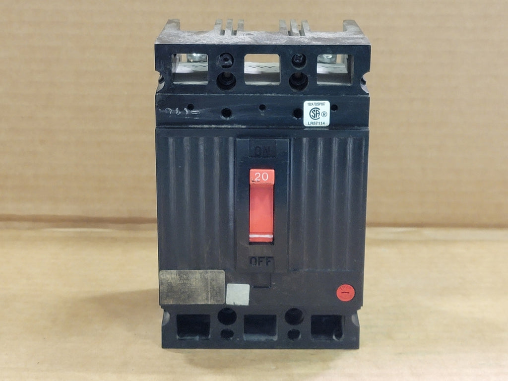 GENERAL ELECTRIC 20 Amp 2 Pole Circuit Breaker THED126020 