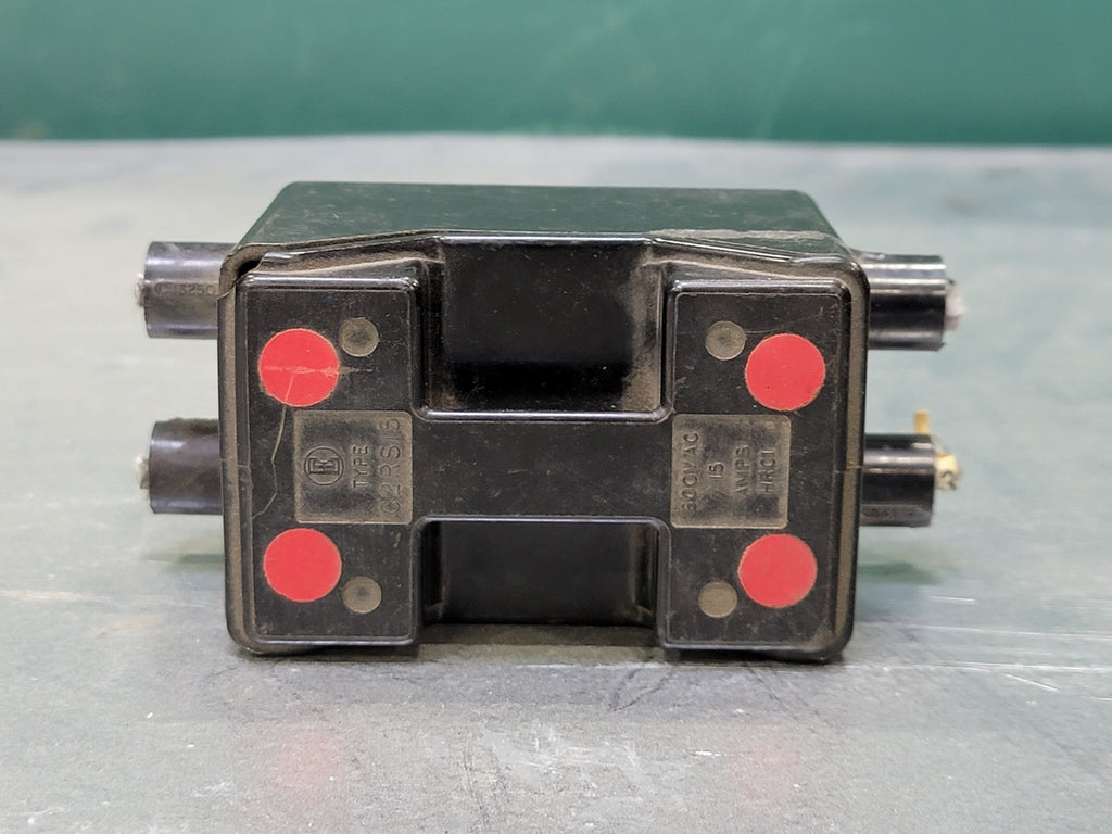 ENGLISH ELECTRIC 15 Amp Two-Pole Fuse Holder C2RS15