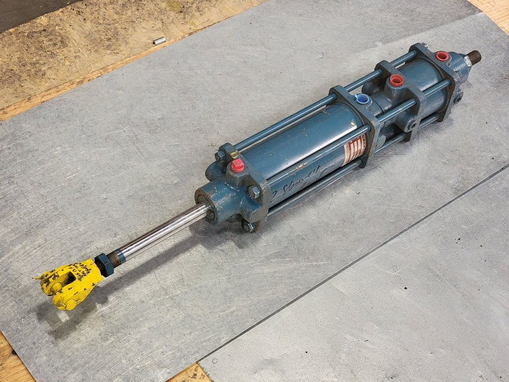 SKEANS Nopak Pneumatic Air Cylinder  4" Bore x 7-1/4" x 3/4" Stroke HHSS 