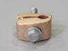 HOMAG Bolted Bronze Ground Connector 300-500 MCM No. 2709-1-50EH-T1/2 (Box of 25)