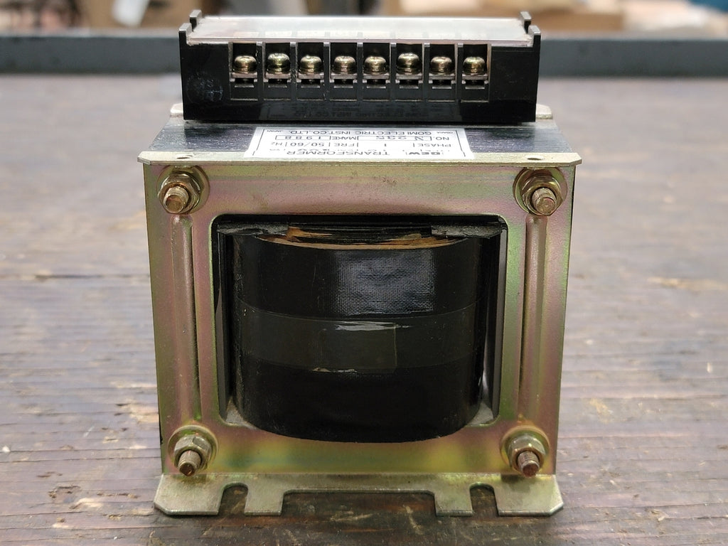 GOMI ELECTRIC 0.1 kVA Transformer, 120 pri. volts Type T-1B