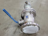 KUKA 3", Class 150, Floating Ball Valve, B16.34, W/ Camlock Cap