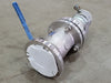 KUKA 3", Class 150, Floating Ball Valve, B16.34, W/ Camlock Cap