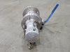 KUKA 3", Class 150, Floating Ball Valve, B16.34, W/ Camlock Cap