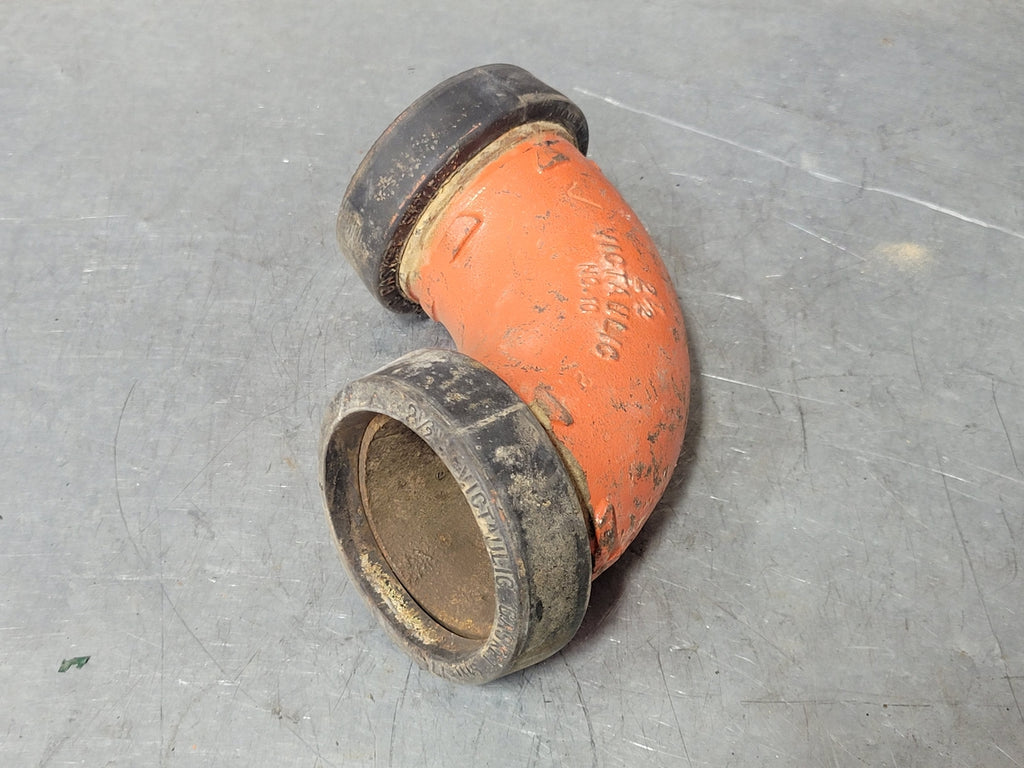 VICTAULIC 2-1/2", 90 Deg. Elbow, Socket Weld, 10