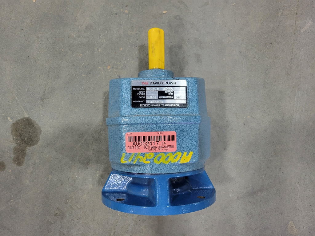 DAVID BROWN Gear Reducer Ratio 5.6/1 M0320 