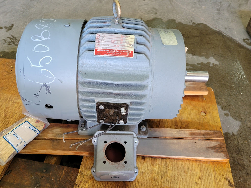 CANADIAN GENERAL ELECTRIC 3 hp 575 Volts 870 Rpm 215T Induction Motor 143927