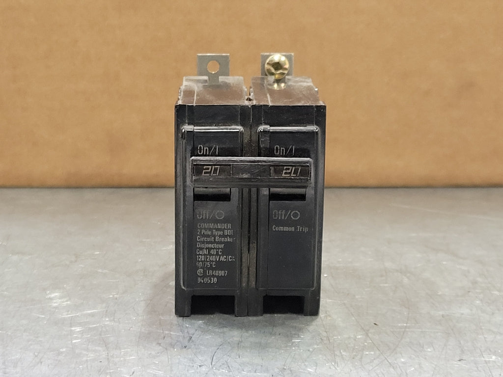 COMMANDER 20 Amp 2 Pole Circuit Breaker BQL220
