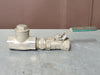 1" Class 200 Check Valve w/ 1" Ball Valve