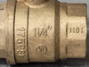 NEWLINE 1-1/4" 600 WOG Ball Valve w/ Coupler