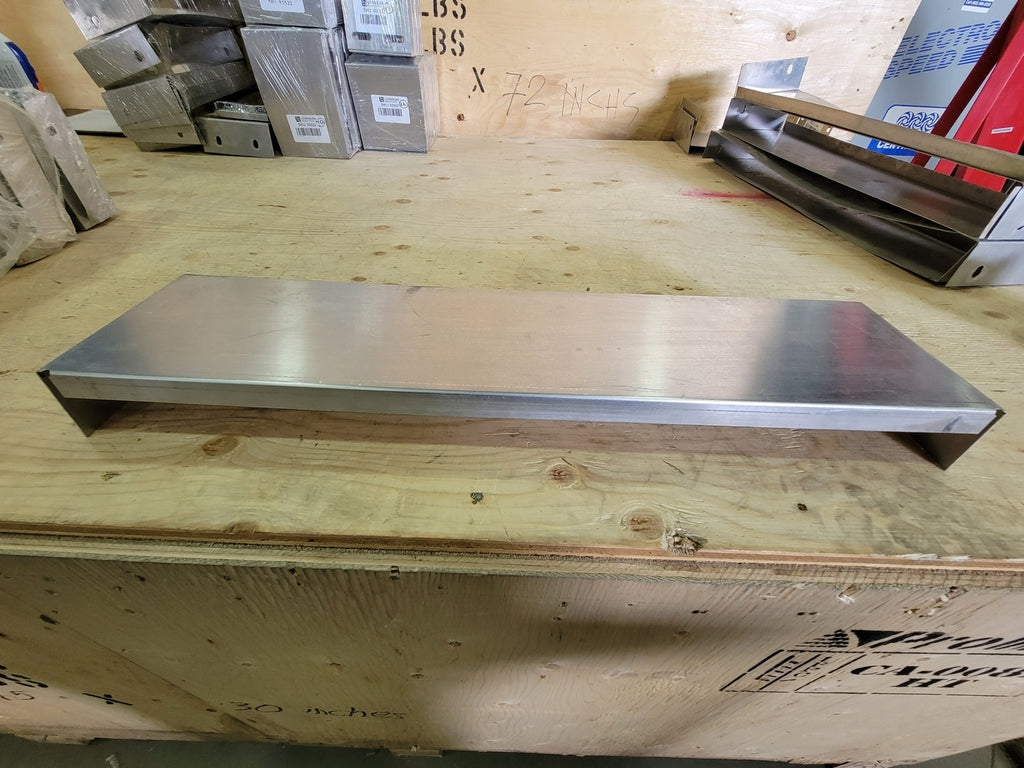 2 Hole, 2-1/4" Blind End Cable Tray