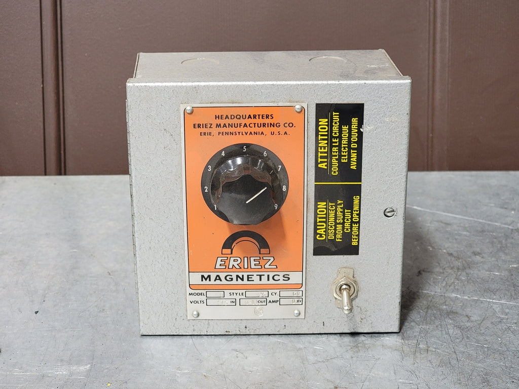 ERIEZ MAGNETICS Controller Model D Style 26