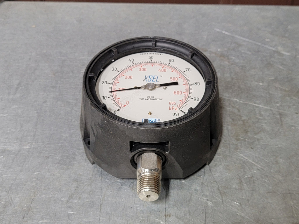 WIKA 100 psi Pressure Gauge No. 9837760