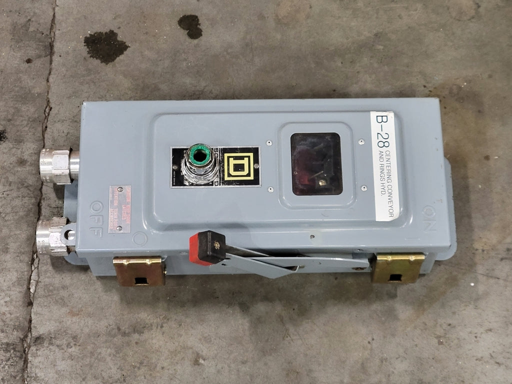 SQUARE D 30 Amp, 3 Pole, 600 volts Non-Fusible Disconnect Switch CHU361AWK