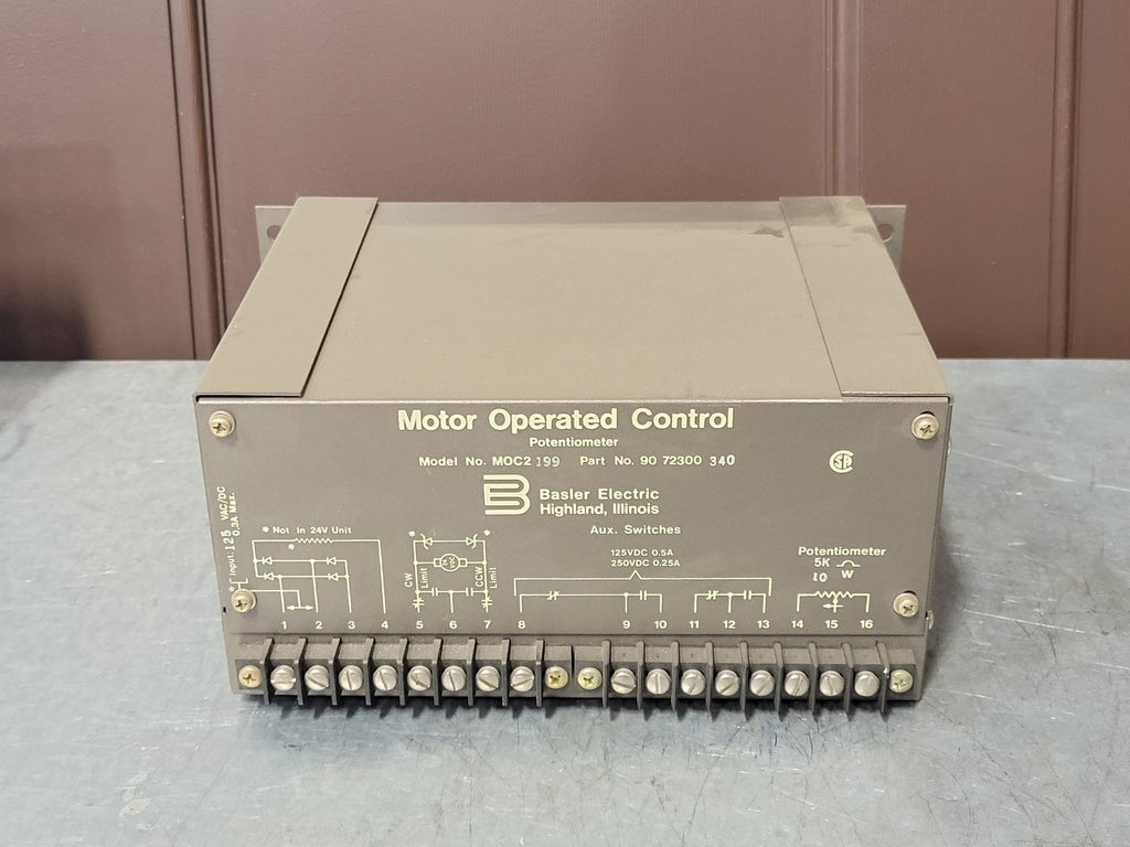 BASLER Motor Operated Control MOC2 199, P/N 90-72300-340