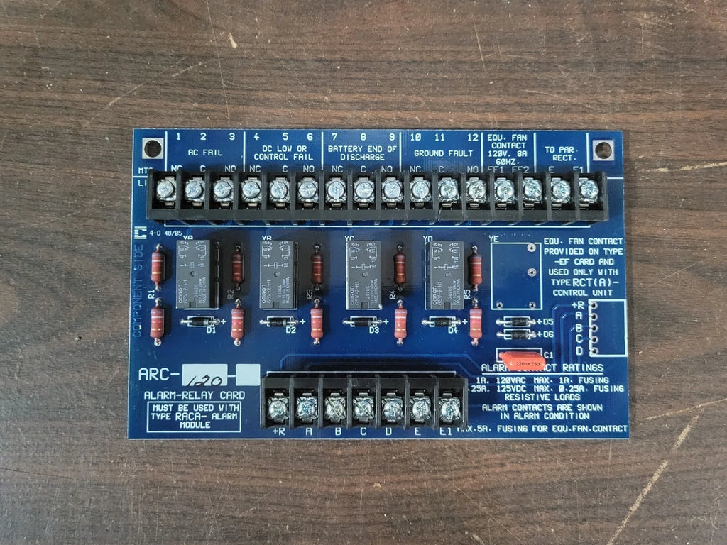 Alarm Relay Card ARC-120 PC-296-R2