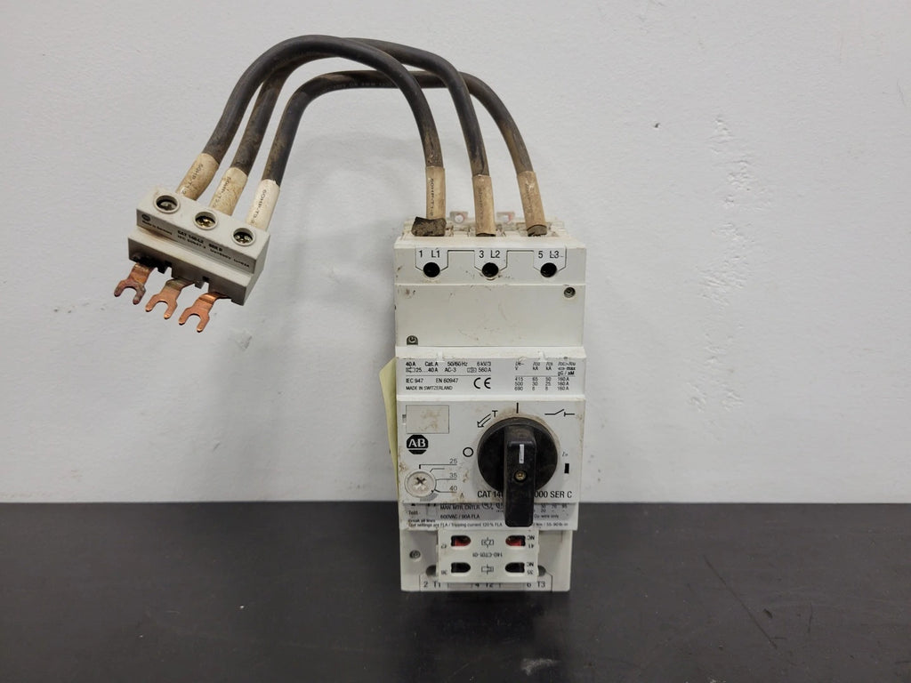 ALLEN-BRADLEY 25-40 Amp 3 Pole Circuit Breaker 140-CMN-4000