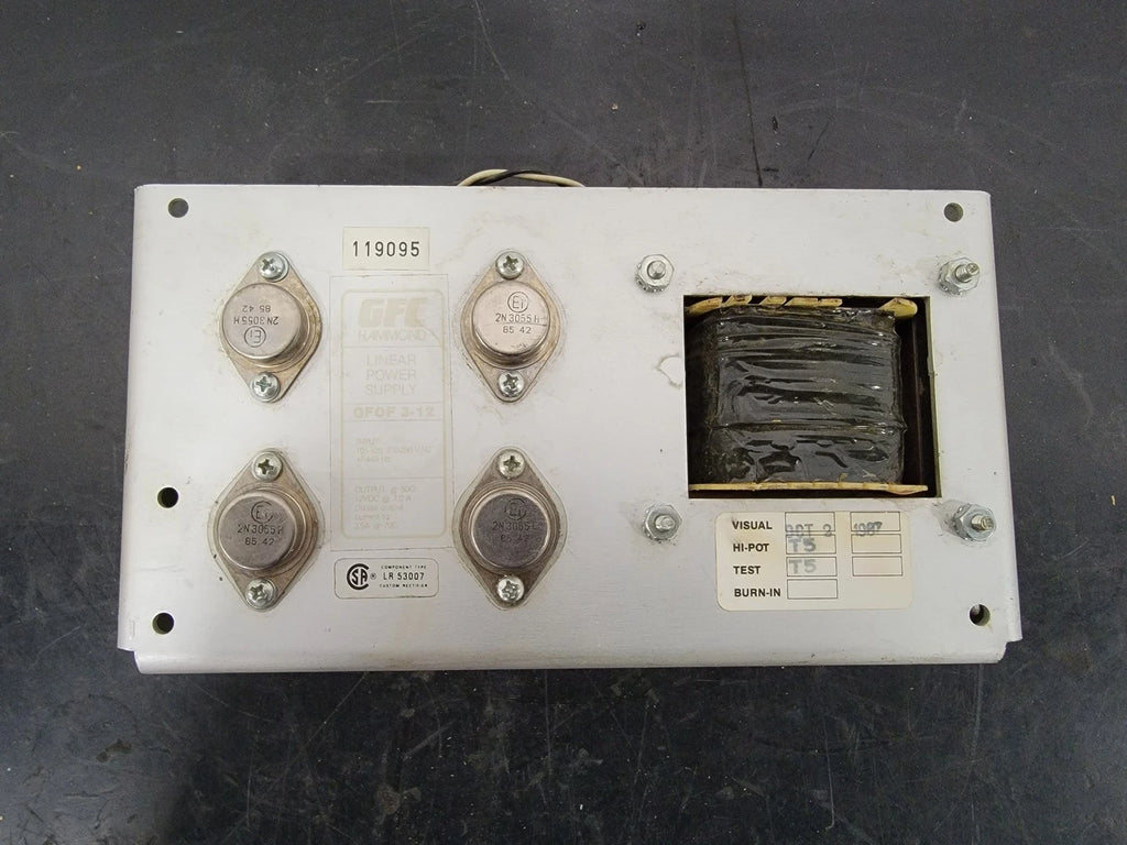 GFC POWER 7 Amp 250 Volts Linear Power Supply GFOF 3-12