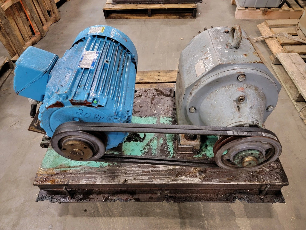 SEW 20 hp, 240/480 Volts, 1755 Rpm, 256T Gear Reducer Motor