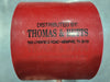 THOMAS BETTS  Red Warning Tape RT6