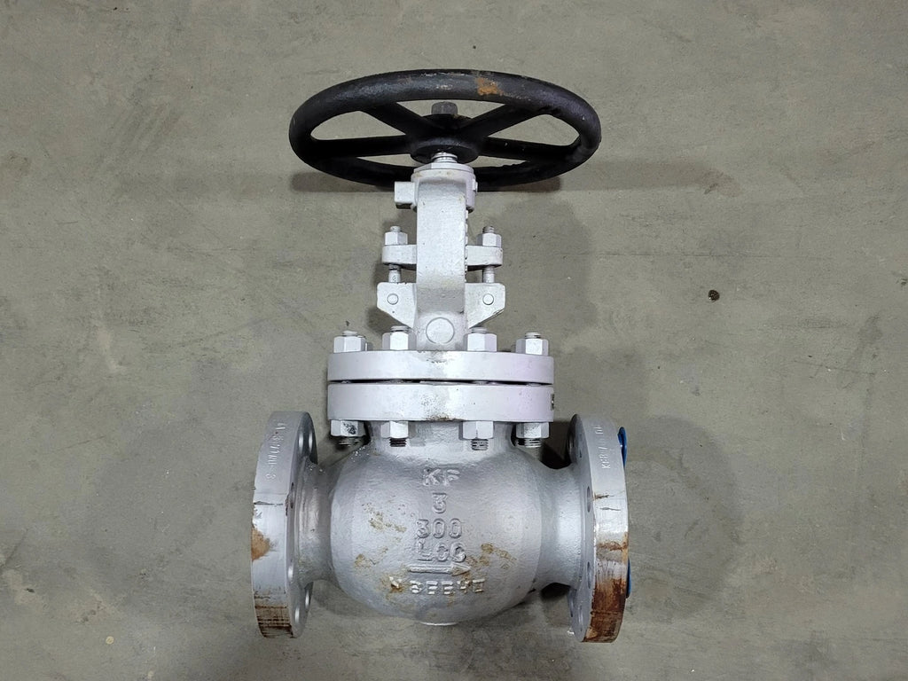 KF INDUSTRIES 3", Class 300, Gate Valve, B16.34