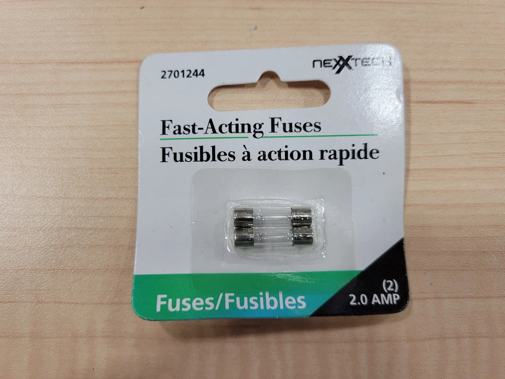 NEXTECH 2 Amp Fast Acting Glass Fuse 2701244