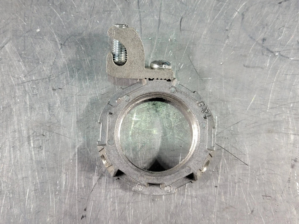 THOMAS BETTS 1" Grounding Locknut w/ Tin-Plated Aluminum Lay-In Lug