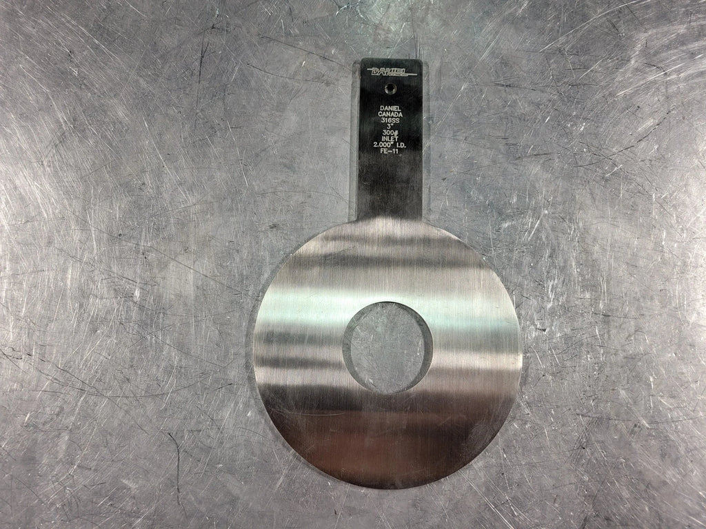 DANIEL WOODHEAD 3" 300 Orifice Plate 2.000
