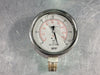 WIKA 4" NACE Sour Gas Service Gauge, Range 0-60 PSI, Liquid Filled, 316L