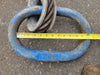 1-1/4" x 7 ft Lifting Wire Rope Sling w/ Hook and Master Link Type Pigtail