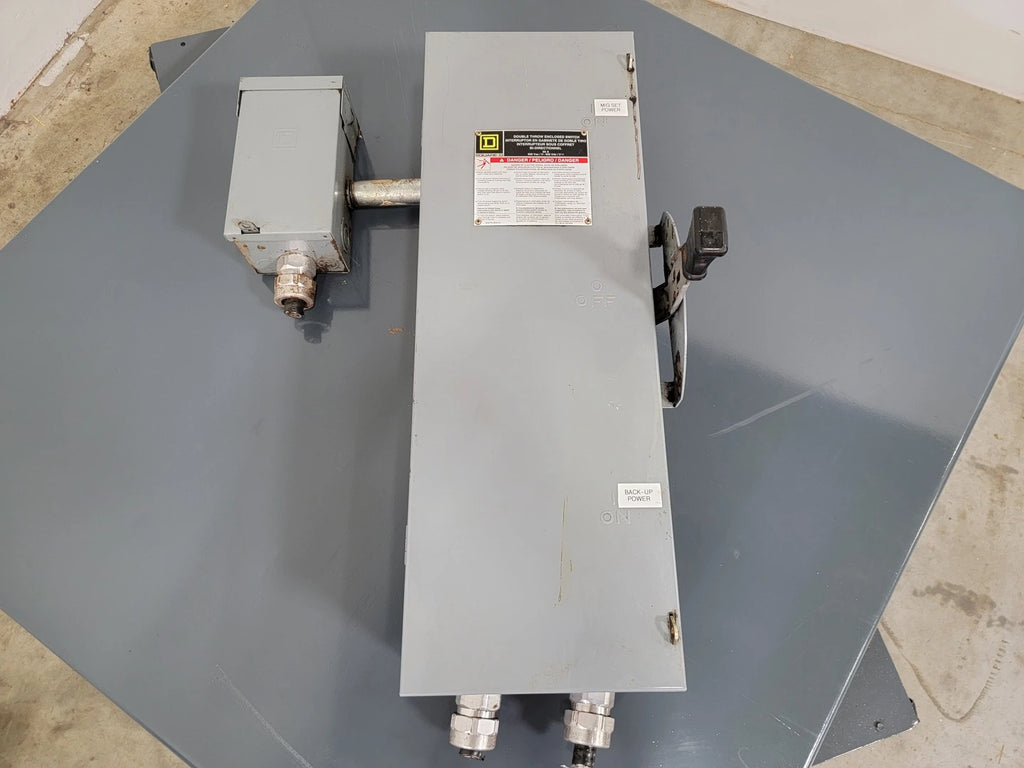 SQUARE D 60 Amp, 3 Pole Non-Fusible Disconnect Switch DTU362 w/ Loadcenter QO2L70RB