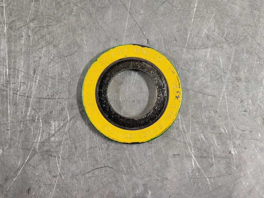 QUEST 1" 150# 316L/FG LCS Spiral Wound Gasket QC 5607