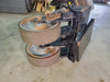 16" Diameter x 24" High Dual Caster Wheels w/ Spring Loaded Suspension