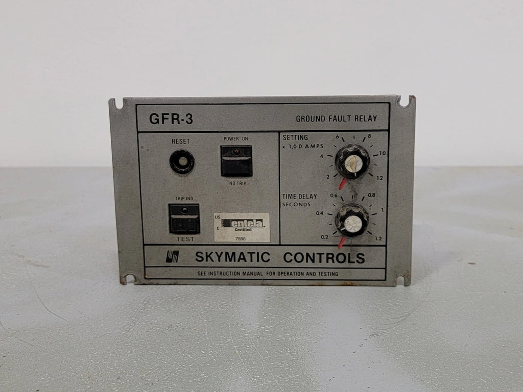 SKYMATIC CONTROLS 10 Amp Ground Fault Protection Relay GFGR-3