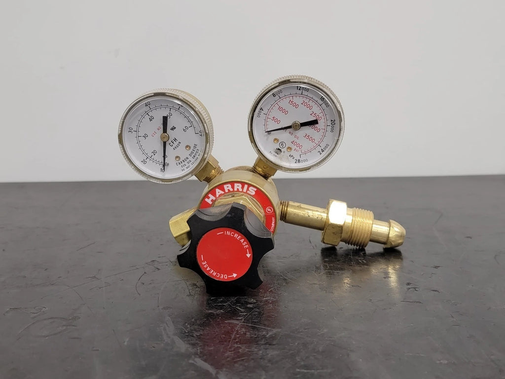 HARRISON Carbon Dioxide Gas Regulator Gauge, 0-60 PSI