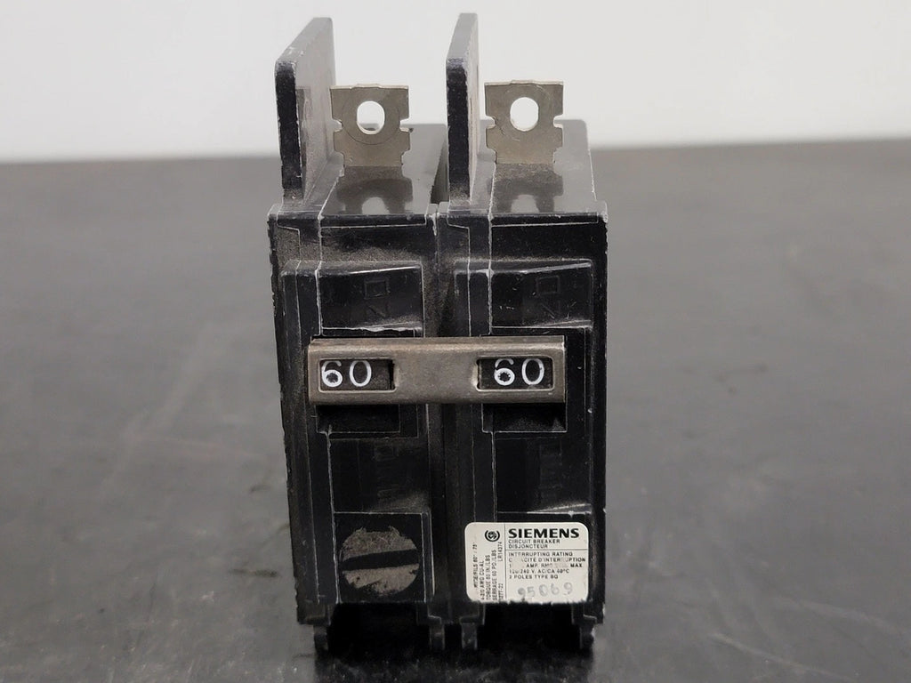 SIEMENS 60 Amp 2 Pole Circuit Breaker BQ260