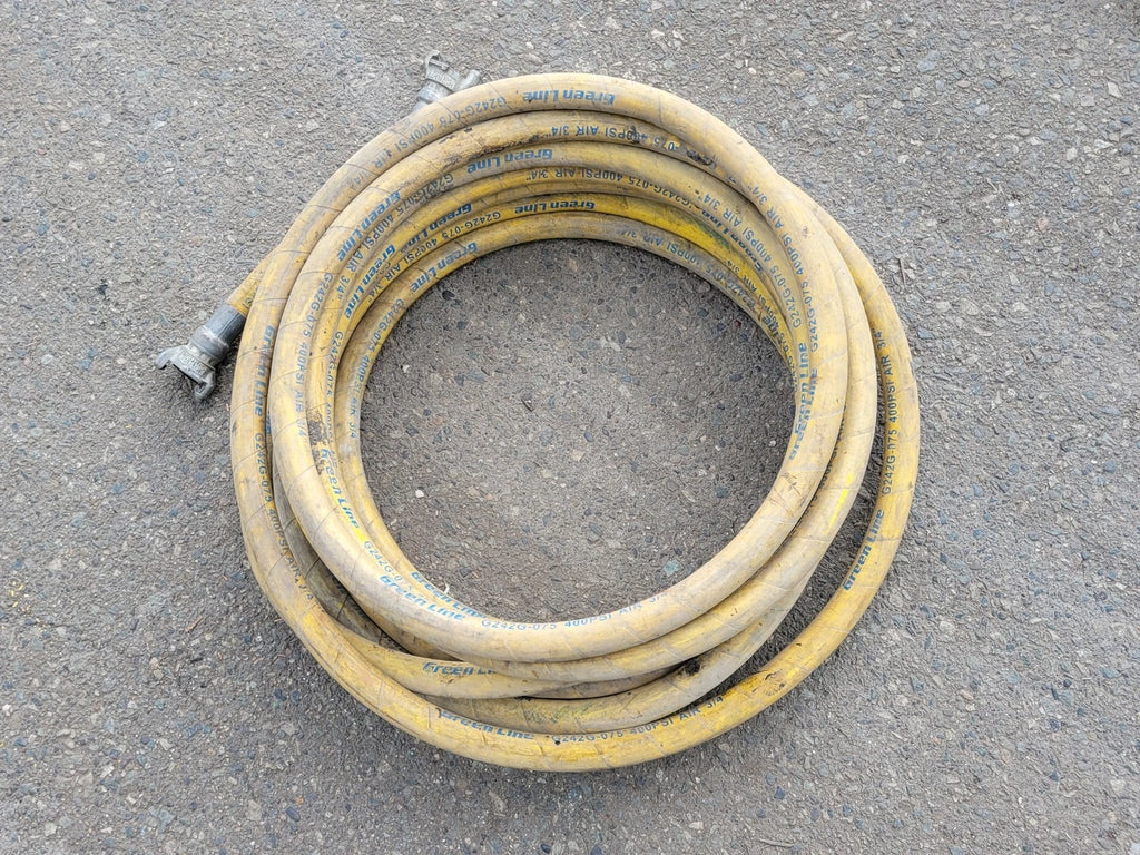 GREEN LINE 3/4" x 51.5 FT 400 PSI Air/Water Hose G242G-075