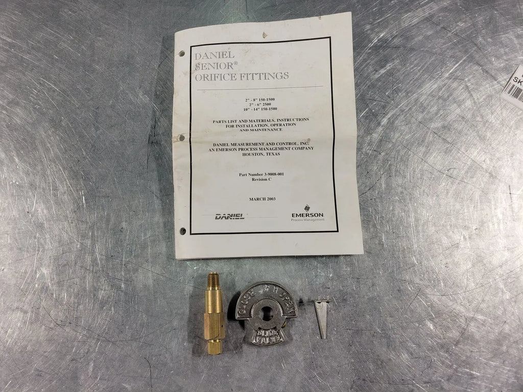 DANIEL WOODHEAD Orifice Fittings 3-9008-001