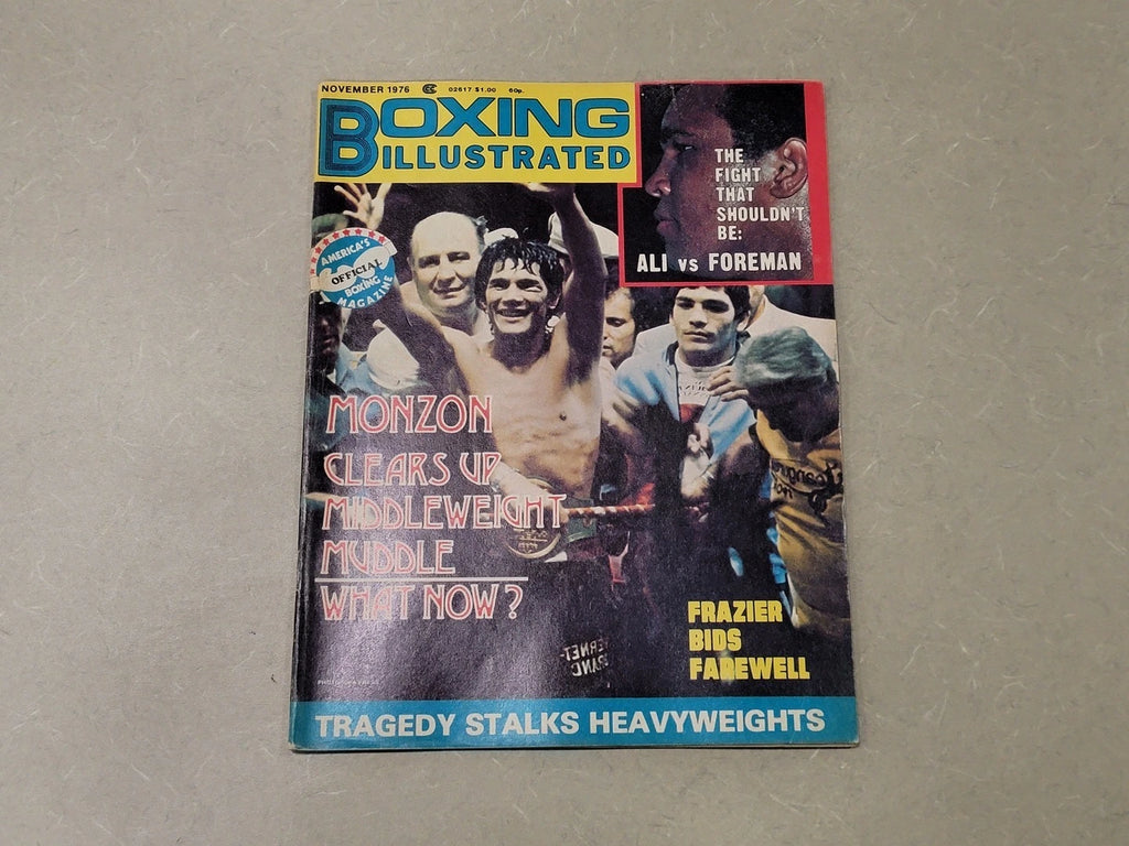 BOXING November 1976 Magazine Monzon Clears Up Middleweight Muddle