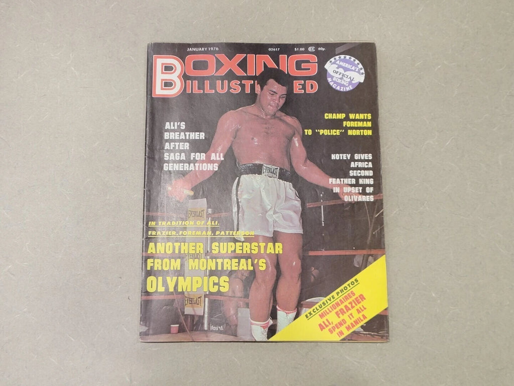 January 1976 Magazine Muhammad Ali Cover