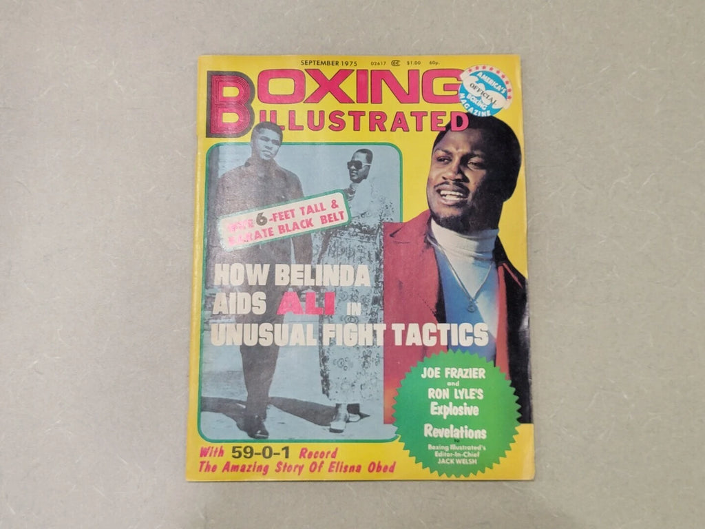 September 1975 Magazine How Belinda Aids Ali in Unusual Fight Tactics