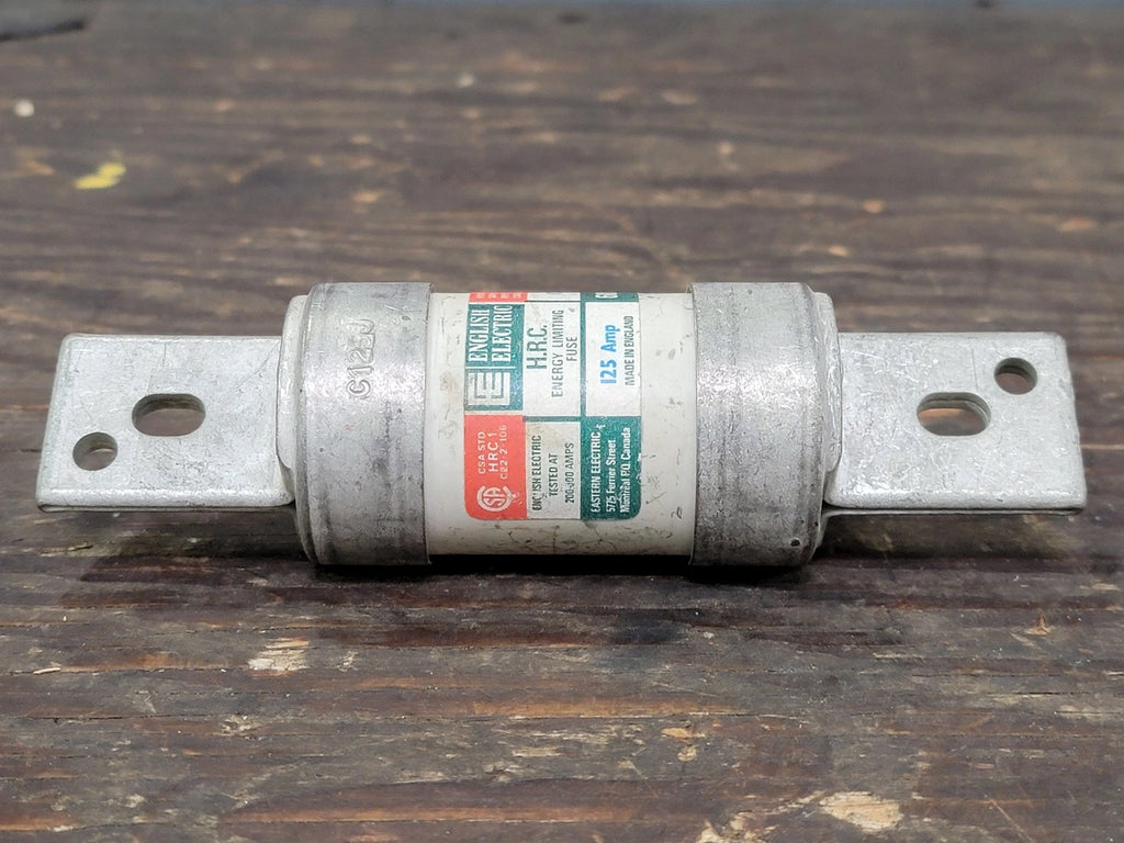 ENGLISH ELECTRIC 125 Amp Energy Limiting Fuse C125J