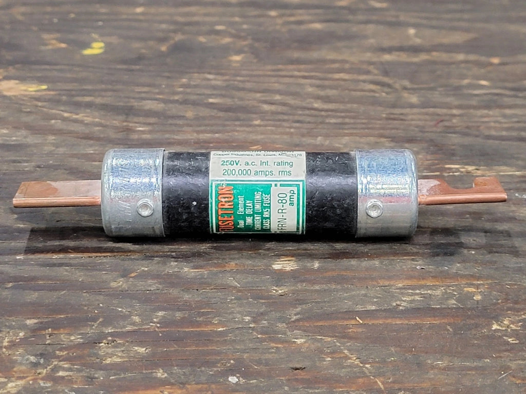 FUSETRON 80 Amp Class RK5 Time Delay Fuse FRN-R-80